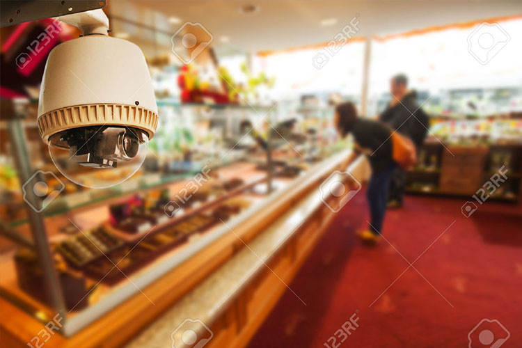 מצלמות אבטחה בסופרמרקט בהרצליה